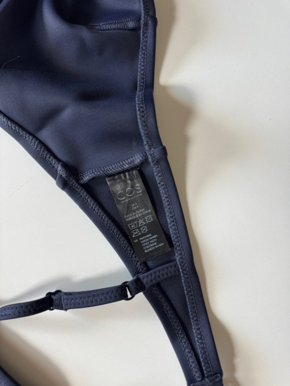 COS Navy Ruffle Bikini Set - Picture 5 of 5